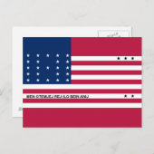 Patriotic Bikini Atoll Flag Briefkaart (Voorkant / Achterkant)