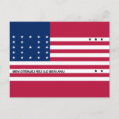 Patriotic Bikini Atoll Flag Briefkaart (Voorkant)