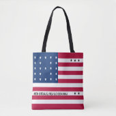 Patriotic Bikini Atoll Flag Canvas tas (Voorkant)