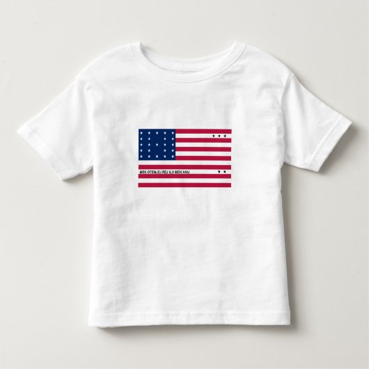 Patriotic Bikini Atoll Flag Kinder Shirts (Voorkant)