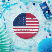 Patriotic Bikini Atoll Flag Papieren Bordje (Feest)