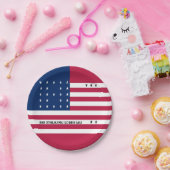 Patriotic Bikini Atoll Flag Papieren Bordje (Feest)