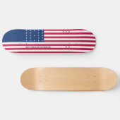 Patriotic Bikini Atoll Flag Persoonlijk Skateboard (Horizontaal)