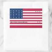 Patriotic Bikini Atoll Flag Rechthoekige Sticker (Tas)