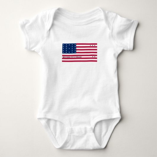 Patriotic Bikini Atoll Flag Romper (Voorkant)