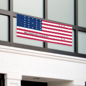 Patriotic Bikini Atoll Flag Spandoek (Buitenkant Gebouw)