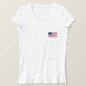 Patriotic Bikini Atoll Flag T-shirt (Design voorkant)