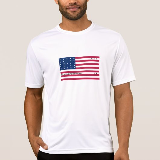 Patriotic Bikini Atoll Flag T-shirt (Voorkant)
