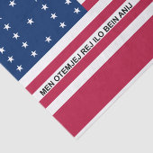 Patriotic Bikini Atoll Flag Tissuepapier (Detail)