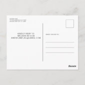 Patriotic Birthday American Flag Budget Invitation Briefkaart (Achterkant)