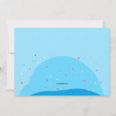 Patriotic Birthday Party Kaart (Achterkant)