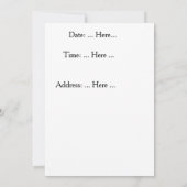 Patriotic Black Labrador Puppy Invitation | Kaart (Achterkant)