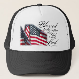 Patriotic Blessed is de natie Trucker Pet