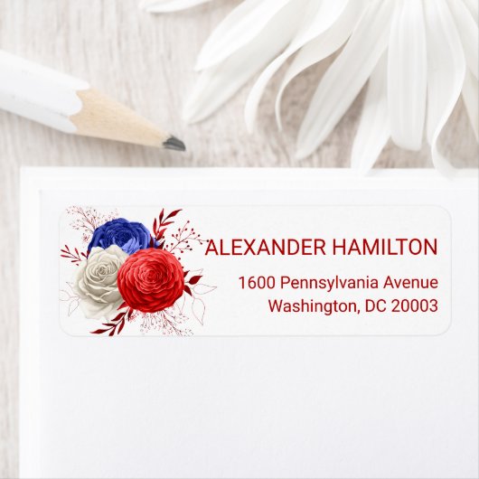 Patriotic Bloom Trio Etiket (Insitu)