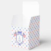 Patriotic Blue and Red Stars Bedankdoosjes (Geopend)