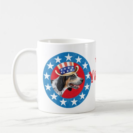 Patriotic Bluetick Koffiemok (Links)