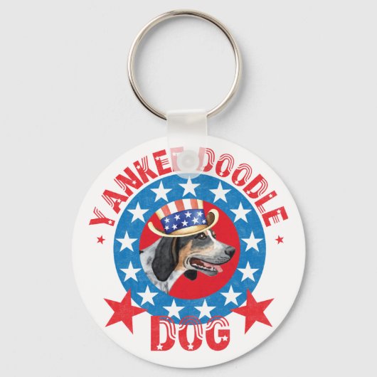 Patriotic Bluetick Sleutelhanger (Voorkant)