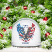 Patriotic Bold Eagle Snow Wereldbol Sneeuwbol (Kerstmis)