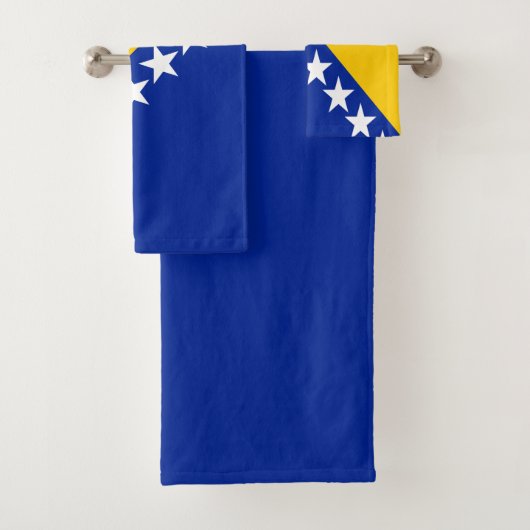 Patriotic Bosnië Herzegovina vlag Bad Handdoek (Insitu)