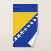 Patriotic Bosnië Herzegovina vlag Bad Handdoek (Handdoek)