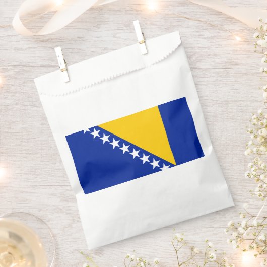Patriotic Bosnië Herzegovina vlag Bedankzakje (Geknipt)