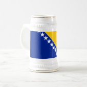 Patriotic Bosnië Herzegovina vlag Bierpul (Voorkant links)