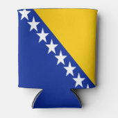 Patriotic Bosnië Herzegovina vlag Blikjeskoeler (Voorkant)