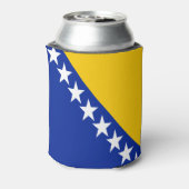 Patriotic Bosnië Herzegovina vlag Blikjeskoeler (Blikje Achterkant)