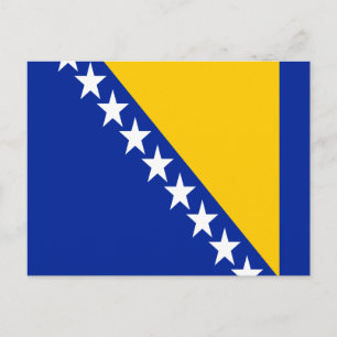 Patriotic Bosnië Herzegovina vlag Briefkaart