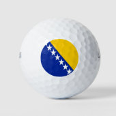 Patriotic Bosnië Herzegovina vlag Golfballen (Voorkant)