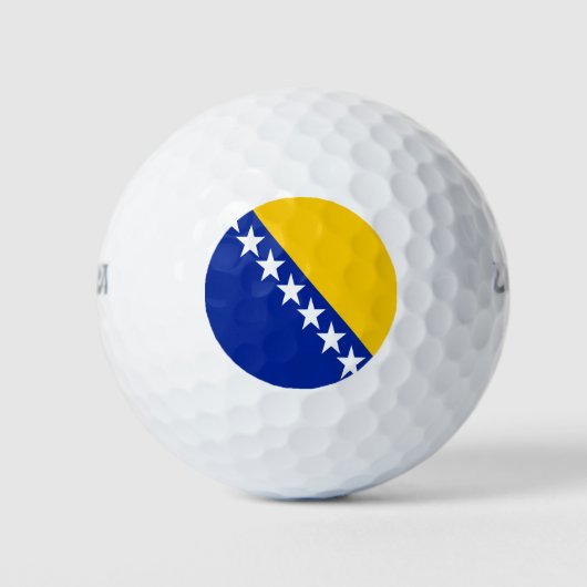 Patriotic Bosnië Herzegovina vlag Golfballen (Voorkant)