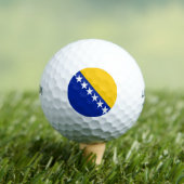Patriotic Bosnië Herzegovina vlag Golfballen (Insitu Shirt)