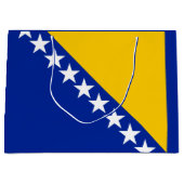 Patriotic Bosnië Herzegovina vlag Groot Cadeauzakje (Voorkant)