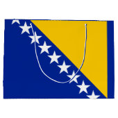 Patriotic Bosnië Herzegovina vlag Groot Cadeauzakje (Achterkant)