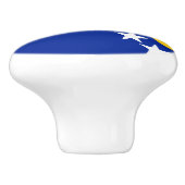 Patriotic Bosnië Herzegovina vlag Keramische Knop (Zijkant)