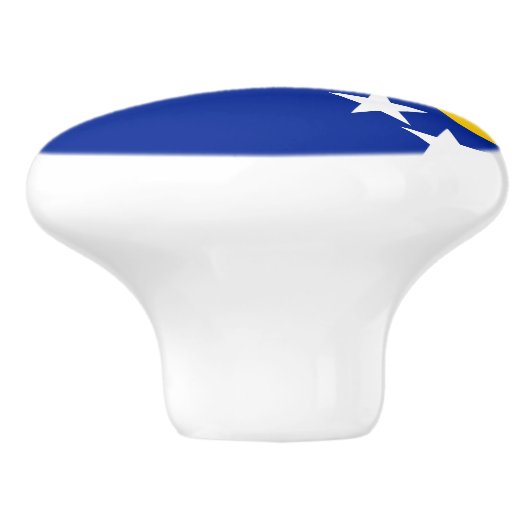 Patriotic Bosnië Herzegovina vlag Keramische Knop (Zijkant)