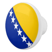 Patriotic Bosnië Herzegovina vlag Keramische Knop (Rechts)