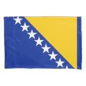 Patriotic Bosnië Herzegovina vlag Kussensloop (Voorkant)