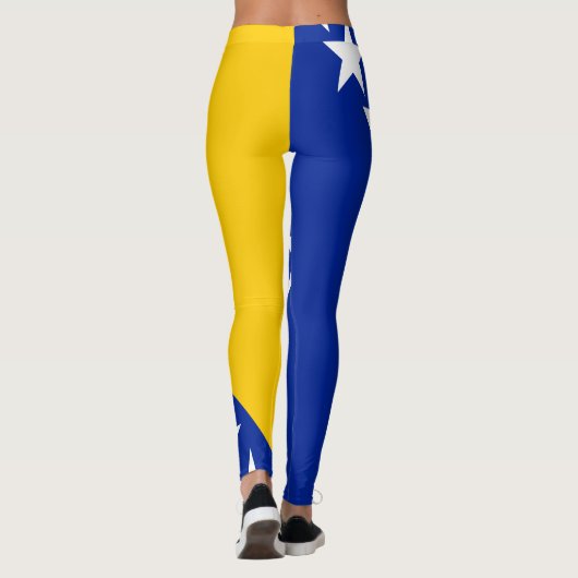 Patriotic Bosnië Herzegovina vlag Leggings (Achterkant)