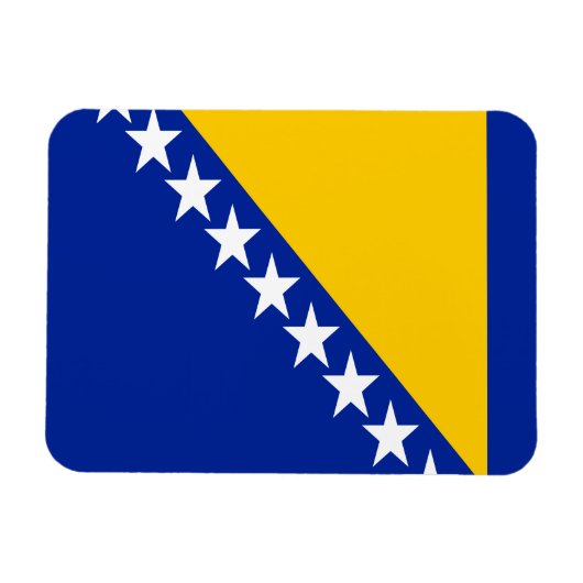 Patriotic Bosnië Herzegovina vlag Magneet (Horizontaal)