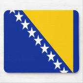Patriotic Bosnië Herzegovina vlag Muismat (Voorkant)