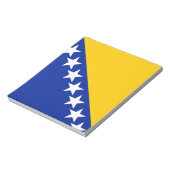 Patriotic Bosnië Herzegovina vlag Notitieblok (Linkerzijde)