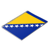 Patriotic Bosnië Herzegovina vlag Notitieboek (Linkerzijde)