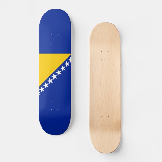 Patriotic Bosnië Herzegovina vlag Persoonlijk Skateboard (Voorkant)