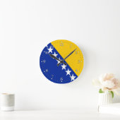 Patriotic Bosnië Herzegovina vlag Ronde Klok (Huis)