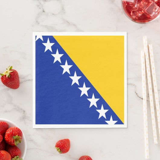 Patriotic Bosnië Herzegovina vlag Servet (Insitu)