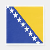 Patriotic Bosnië Herzegovina vlag Servet (Voorkant)
