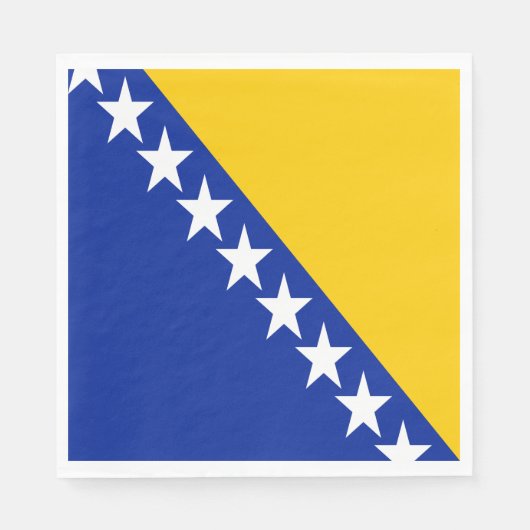 Patriotic Bosnië Herzegovina vlag Servet (Voorkant)