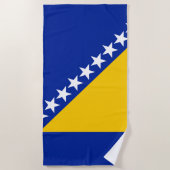 Patriotic Bosnië Herzegovina vlag Strandlaken (Voorkant)