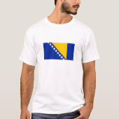 Patriotic Bosnië Herzegovina vlag T-shirt (Voorkant)